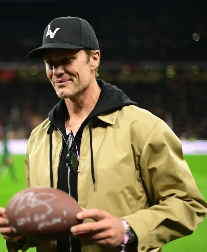 Ac Milan Tom Brady Brown Jacket