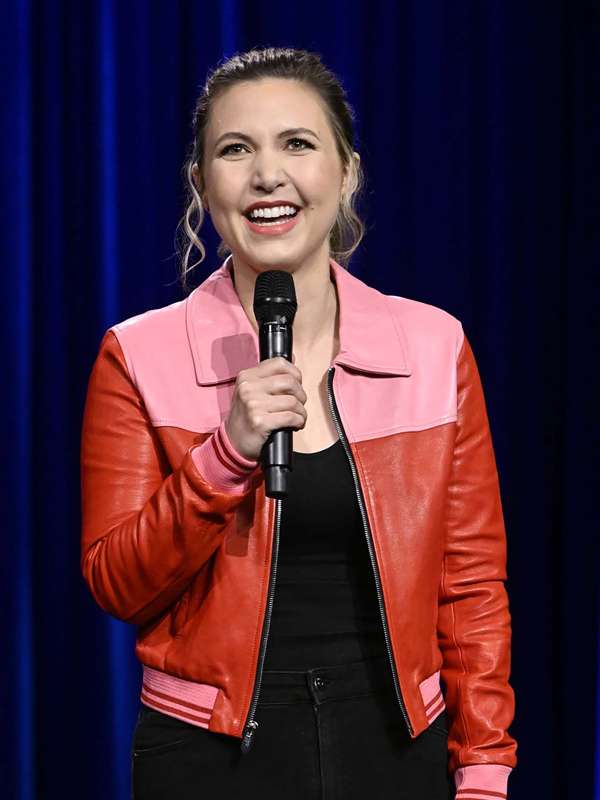 Taylor Tomlinson After Midnight Leather Jacket