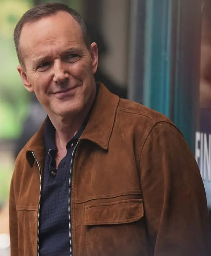Agents Of Shield Phil Coulson Brown Suede Leather Jacket