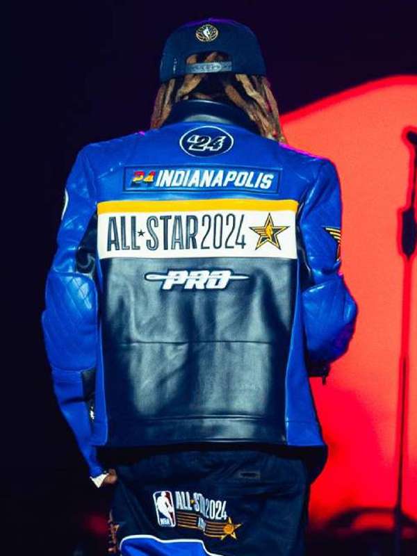 Lil Wayne NBA All-Star 2024 Leather Jacket