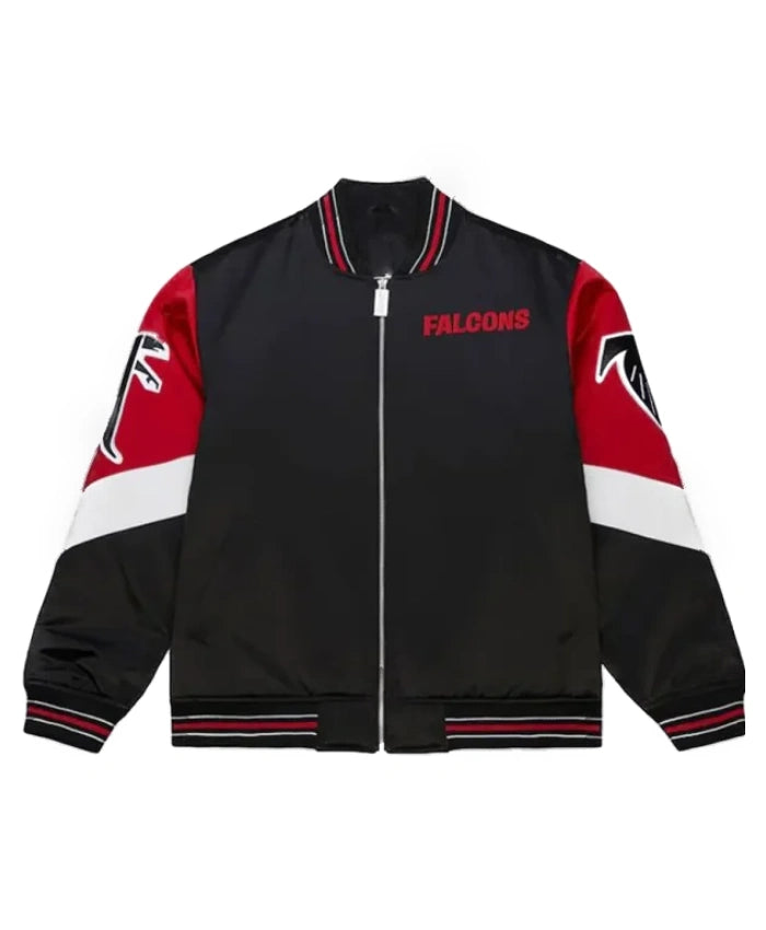 Atlanta Falcons Throwback Vintage Satin Jacket