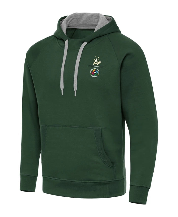 Australia Baseball Antigua Green 2026 Hoodie