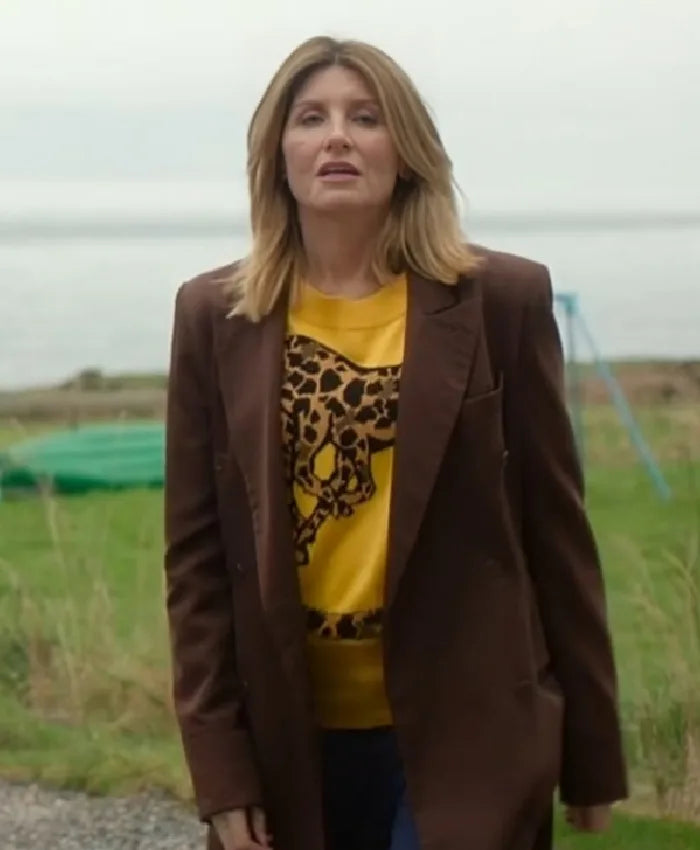 Bad Sisters Sharon Horgan Brown Wool Coat