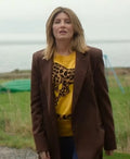 Bad Sisters Sharon Horgan Brown Wool Coat