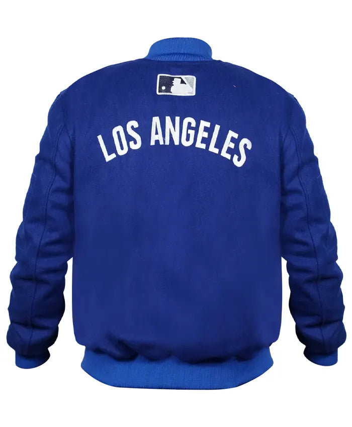 Los Angeles Dodgers Dugout Blue Bomber Jacket