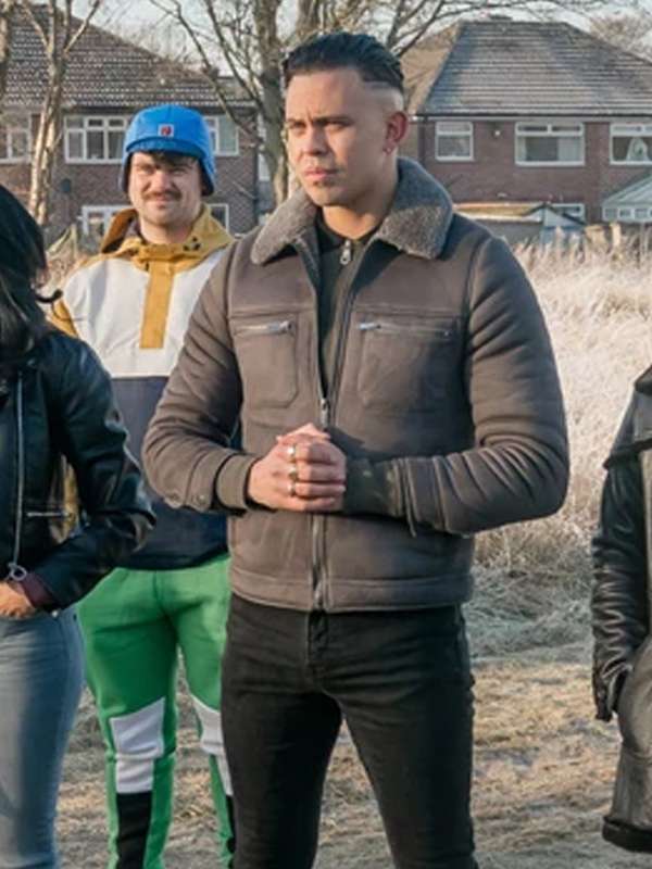 Aaron Heffernan Brassic S05 Shearling Jacket