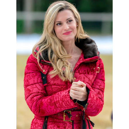 Miss Christmas Holly Khun Puffer Coat