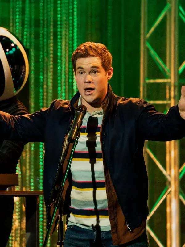 Adam Devine Pitch Perfect Black Bomber Jacket