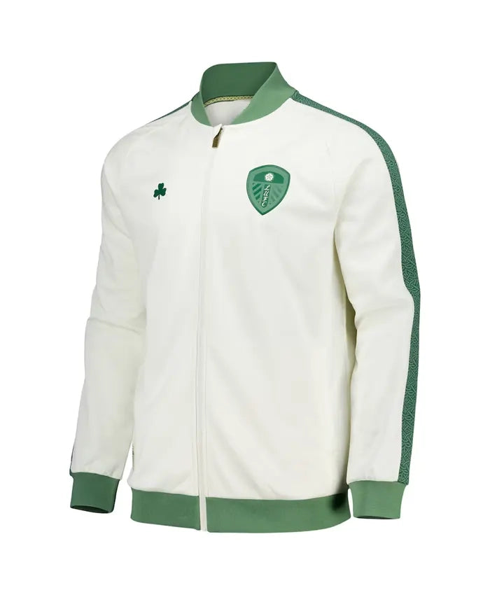 Leeds United St Patricks Day Tricot Track Jacket