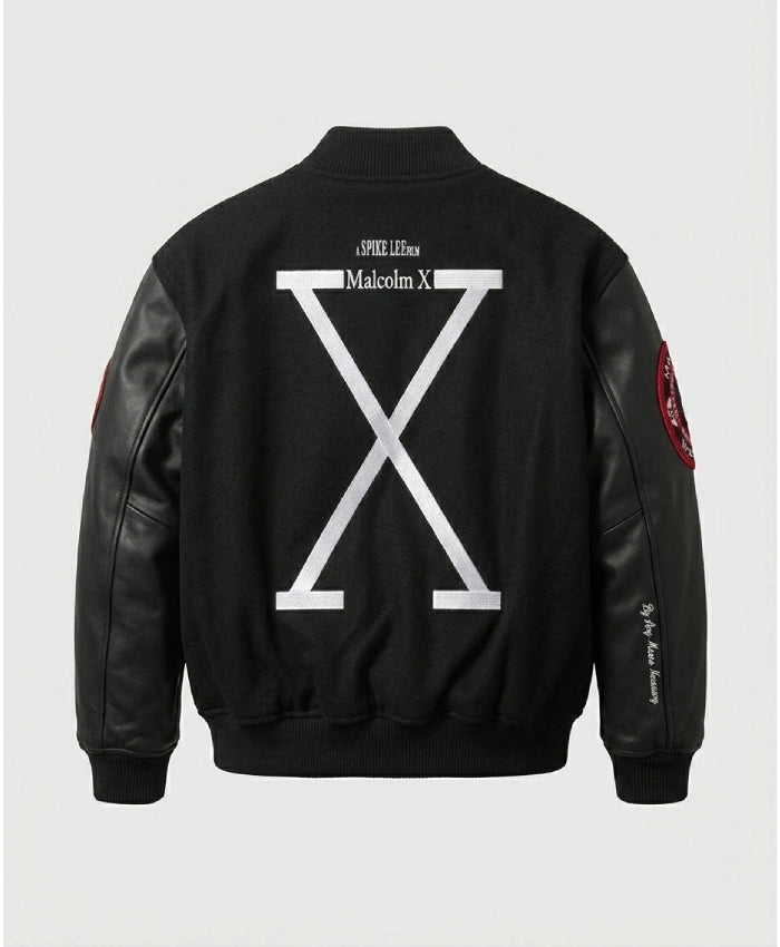 Supreme 40 Acres Malcolm X Varsity Jacket