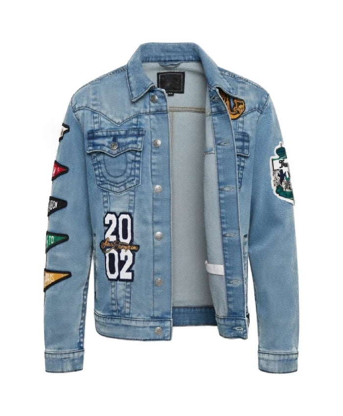 True Religion Patch Denim Jacket