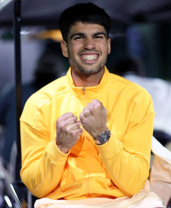 BNP Paribas Open 2026 Carlos Alcaraz Yellow Jacket