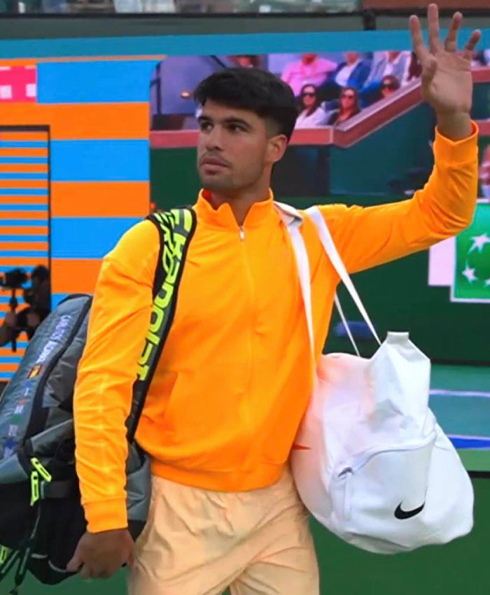 BNP Paribas Open 2026 Carlos Alcaraz Yellow Jacket