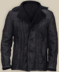 Carlos Three Pockets Buttoned Closure Shearling Jacket