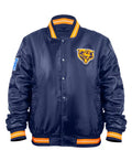 Chicago Bears Double Down Navy Blue Varsity Jacket