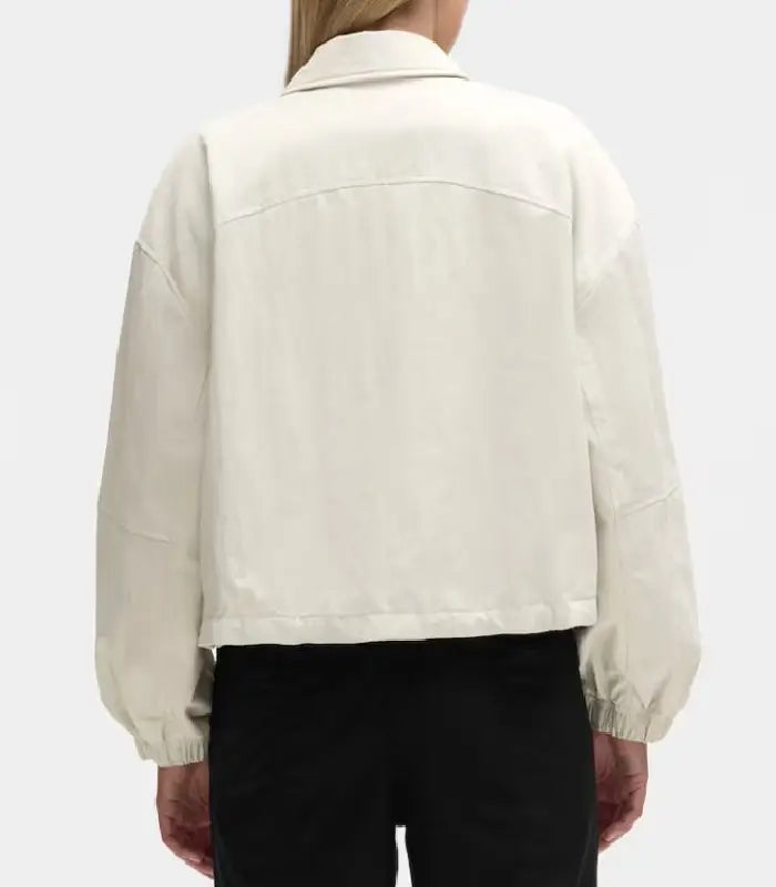 Chicago Blackhawks Heathered Bone Coach’s Jacket