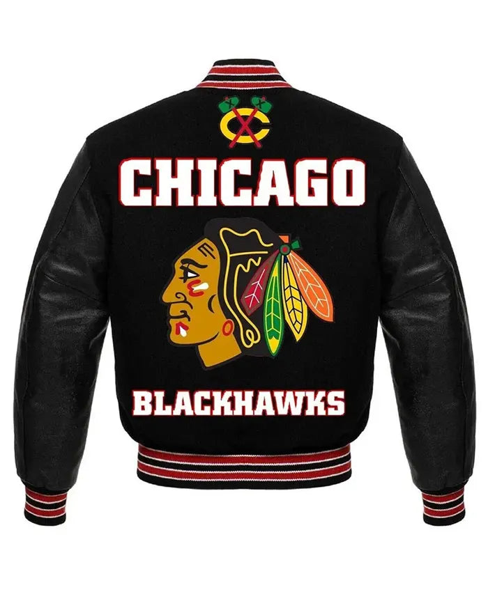 Chicago Blackhawks Styles Varsity Jacket
