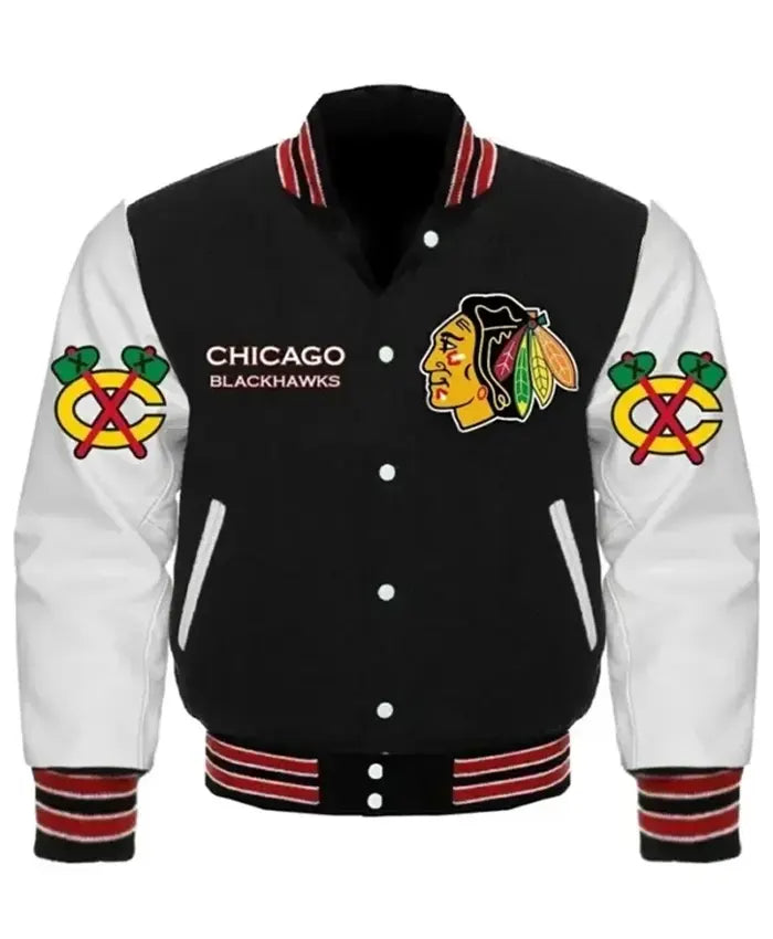 Chicago Blackhawks Styles Varsity Jacket