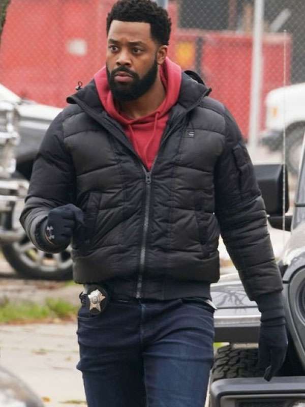 Kevin Atwater Chicago PD Black Puffer Jacket