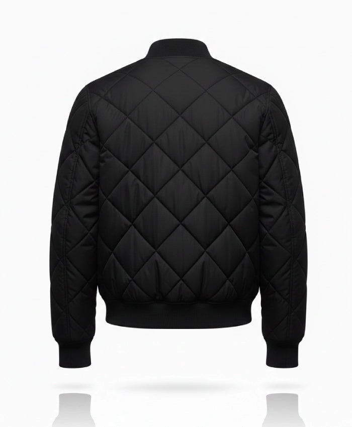 Cush Jumbo Criminal Record S02 Black Quilted Jacket