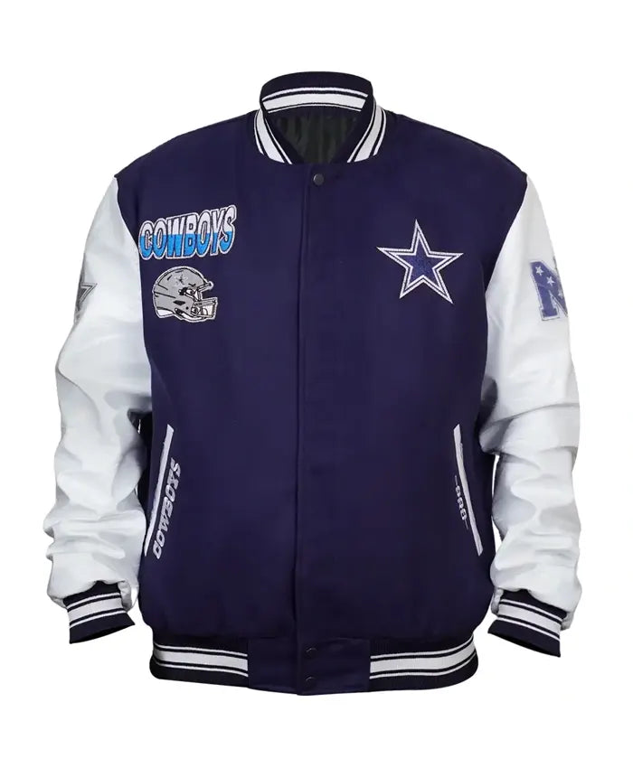 Dallas Cowboys Turn It Up Classic Varsity Jacket