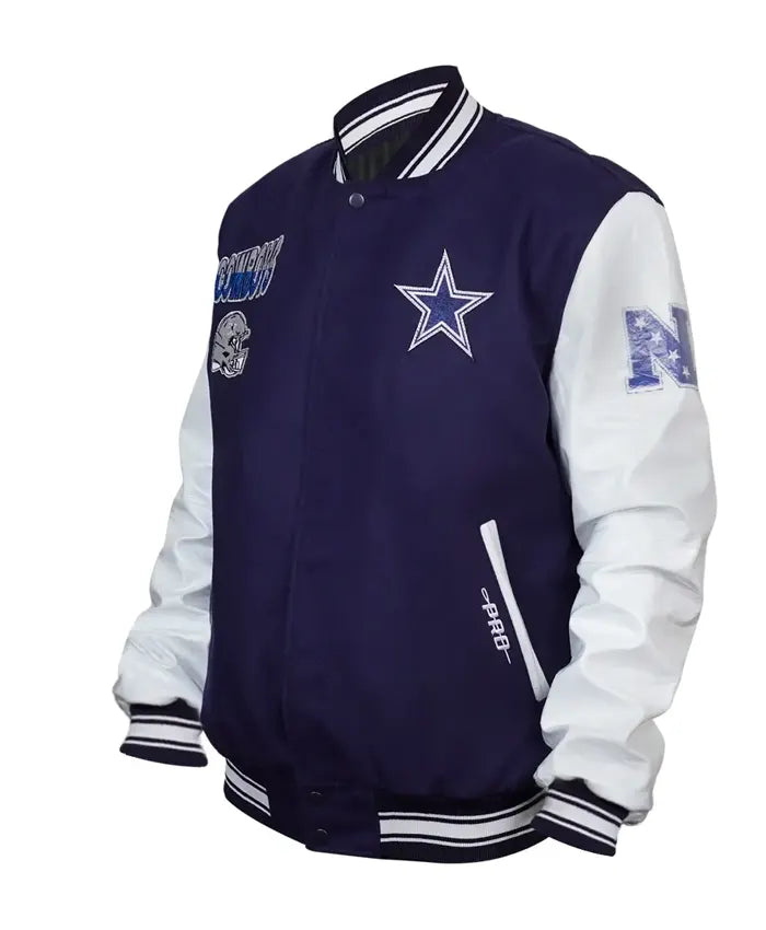Dallas Cowboys Turn It Up Classic Varsity Jacket