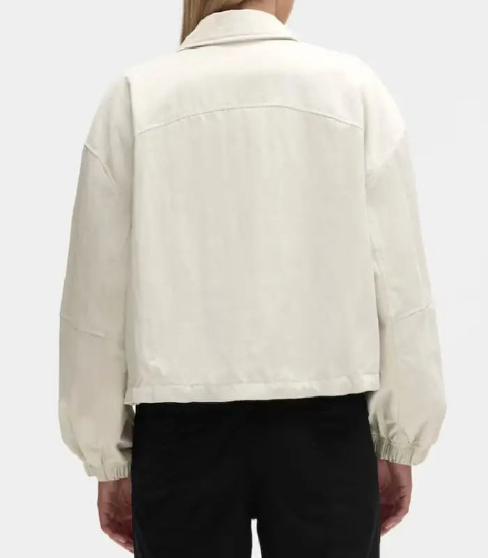 Detroit Red Wings Heathered Bone Coach’s Jacket