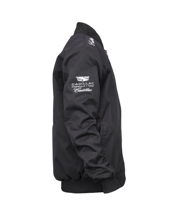 F1 Cadillac Black Racing Bomber Jacket