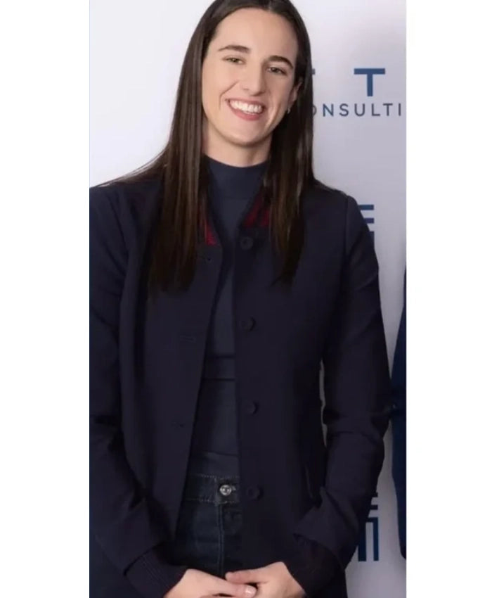 Caitlin Clark FTI Consultant Varsity Blazer