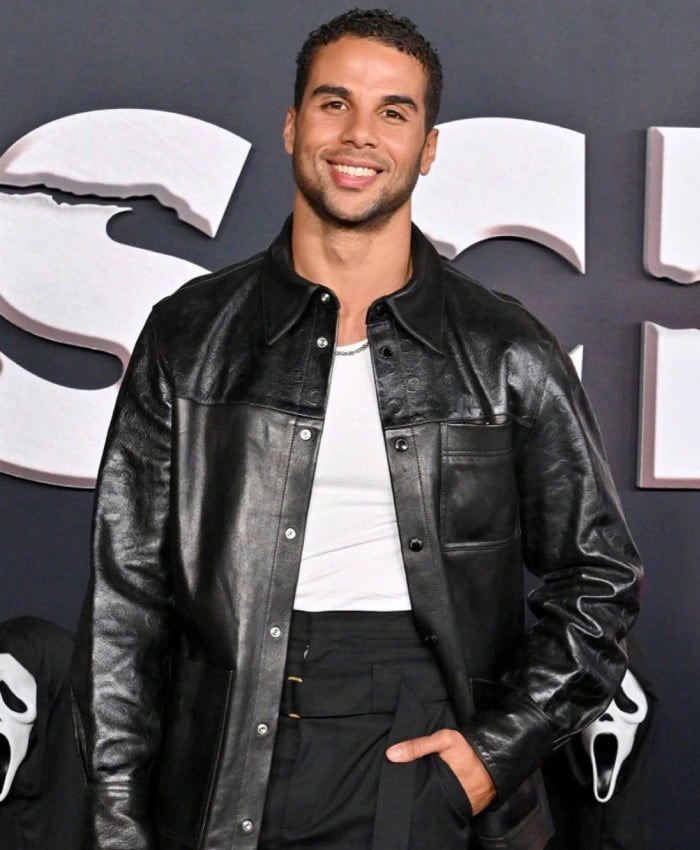 Scream 7 Premiere Mason Gooding Leather Jacket
