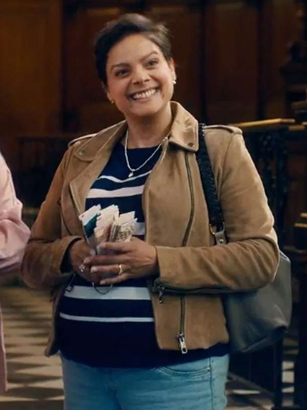 Molly Sardana Fool Me Once Brown Jacket