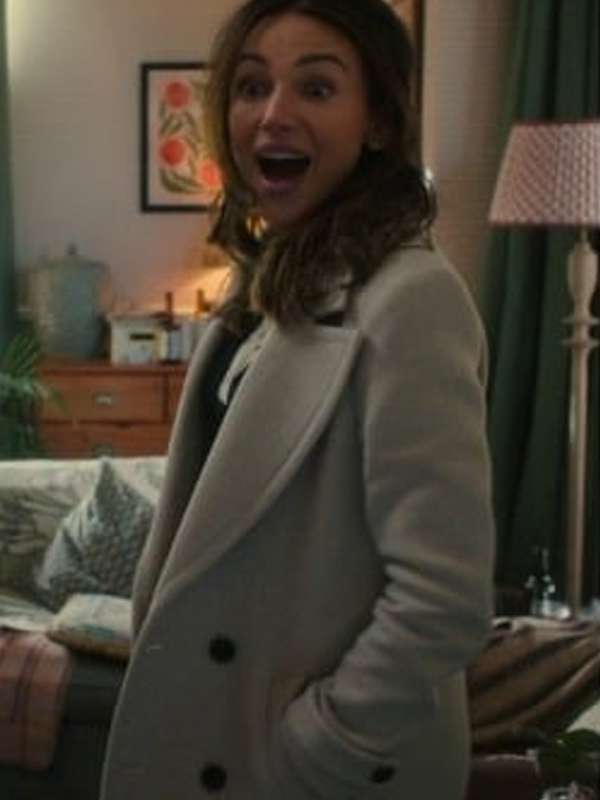 Michelle Keegan Fool Me Once White Coat