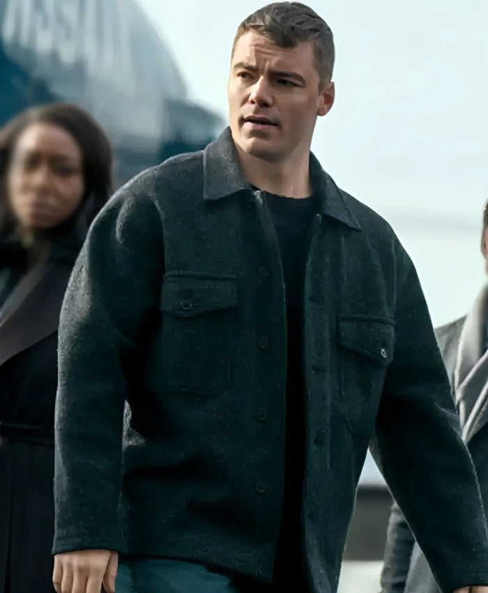 The Night Agent S03 Gabriel Basso Wool Jacket