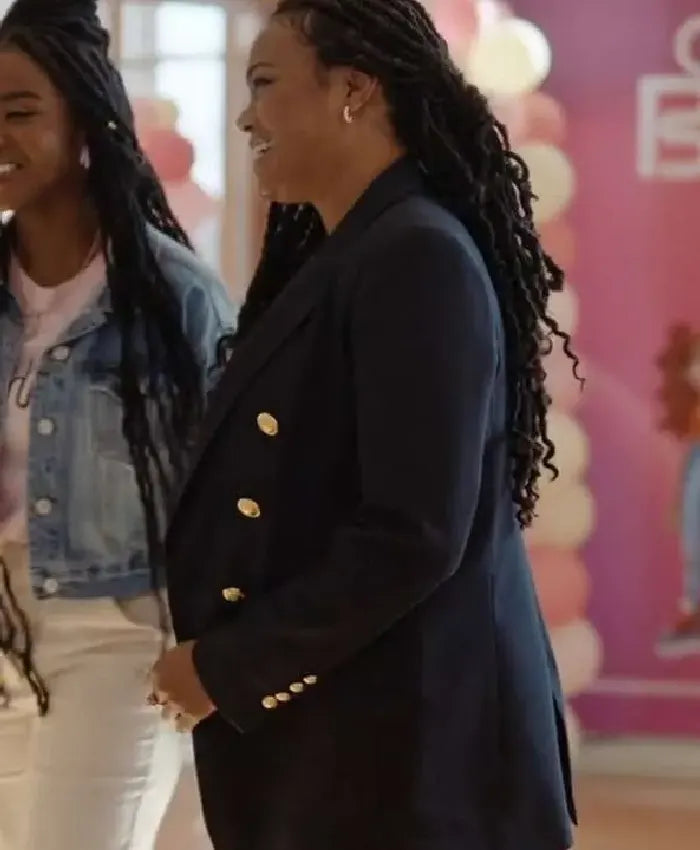 Tatyana Ali Giving Hope The Ni’cola Mitchell Story 2023 Double Breasted Black Blazer For Women