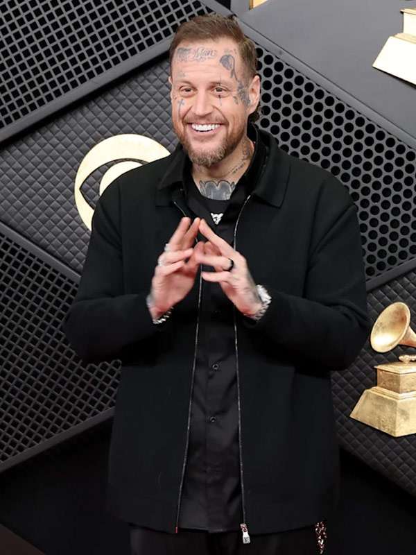 Grammy Award 2026 Jelly Roll Black Jacket