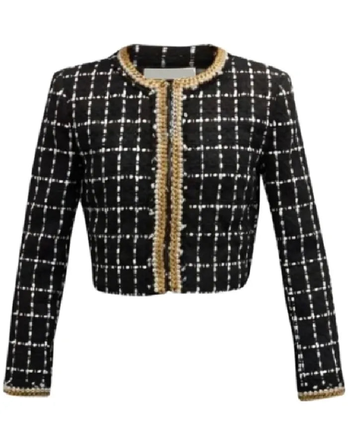 Grosse Pointe Garden Society Birdie Check Jacket