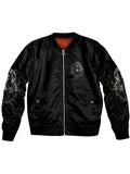 Halloween Witch Black Bomber Jacket