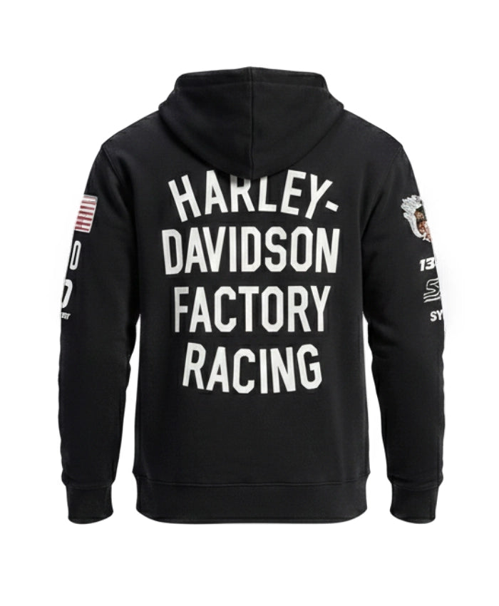Harley Davidson Factory Racing Fanwear Black Hoodie