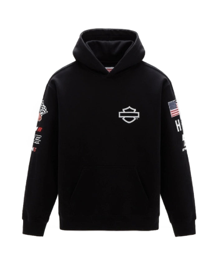 Harley Davidson Factory Racing Fanwear Black Hoodie