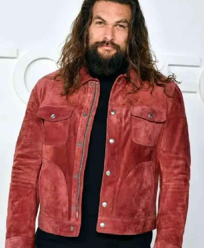 Jason Momoa Aquaman and the Lost Kingdom Maroon Jacket