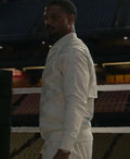 Jordan Creed Michael B. Jordan White Bomber Jacket