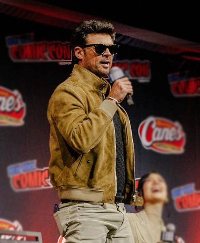 Karl Urban Mortal Kombat 2 Brown Suede Jacket
