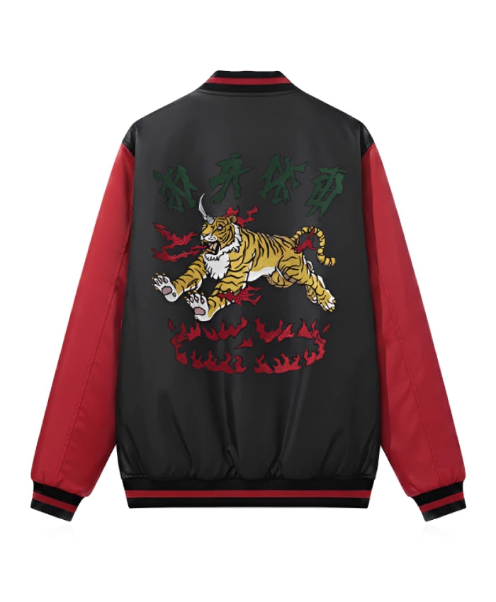 Kim Sung Cheol Gold Land Varsity Jacket