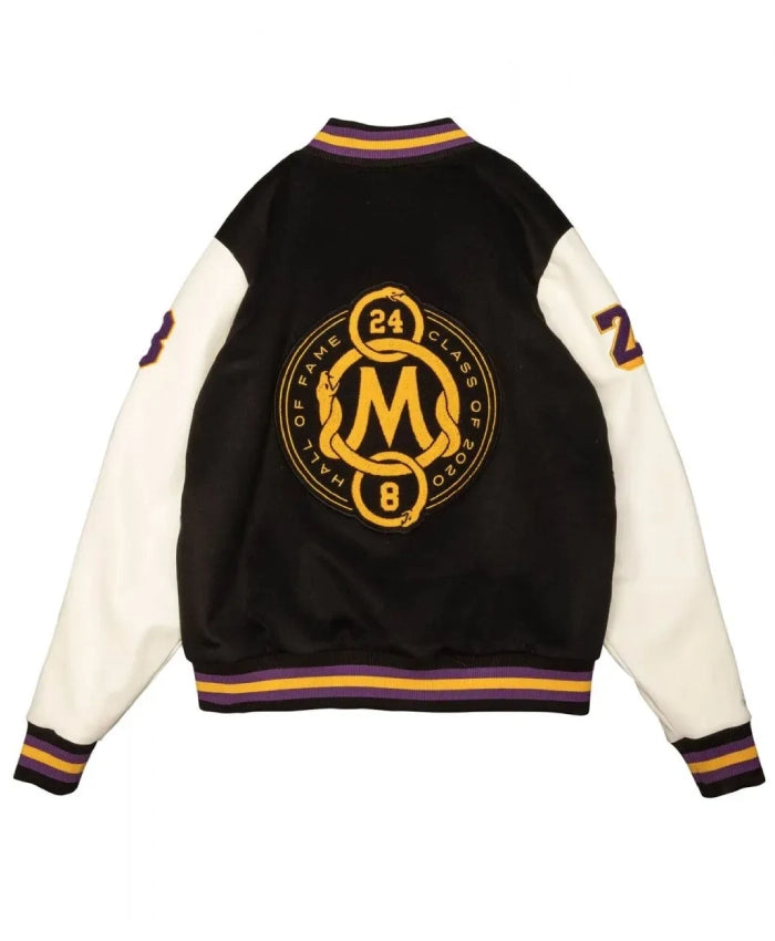 LA Lakers Black Mamba Hall of Fame Kobe Bryant Varsity Jacket