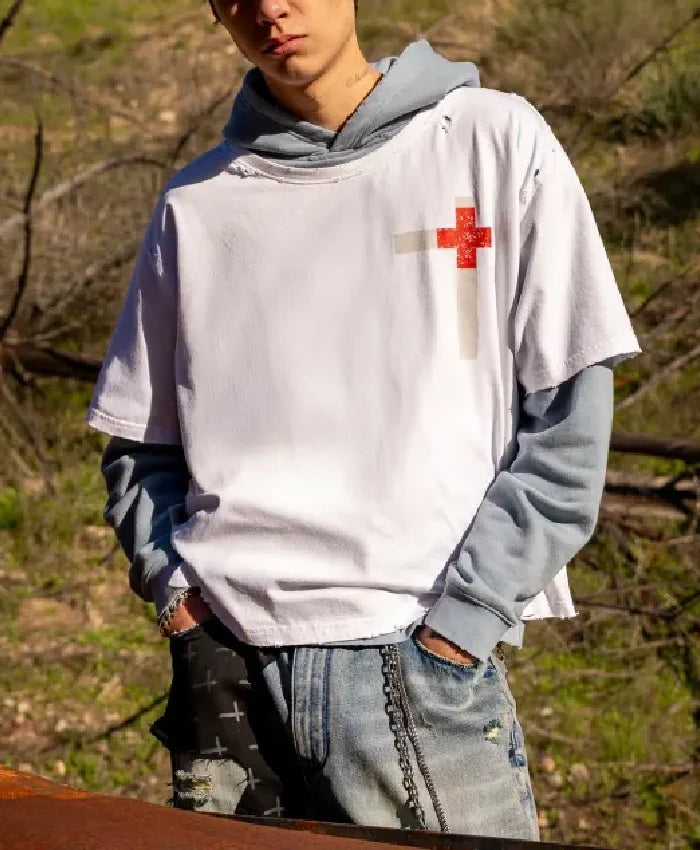 RTA x Landon Barker Orien Layered Hoodie