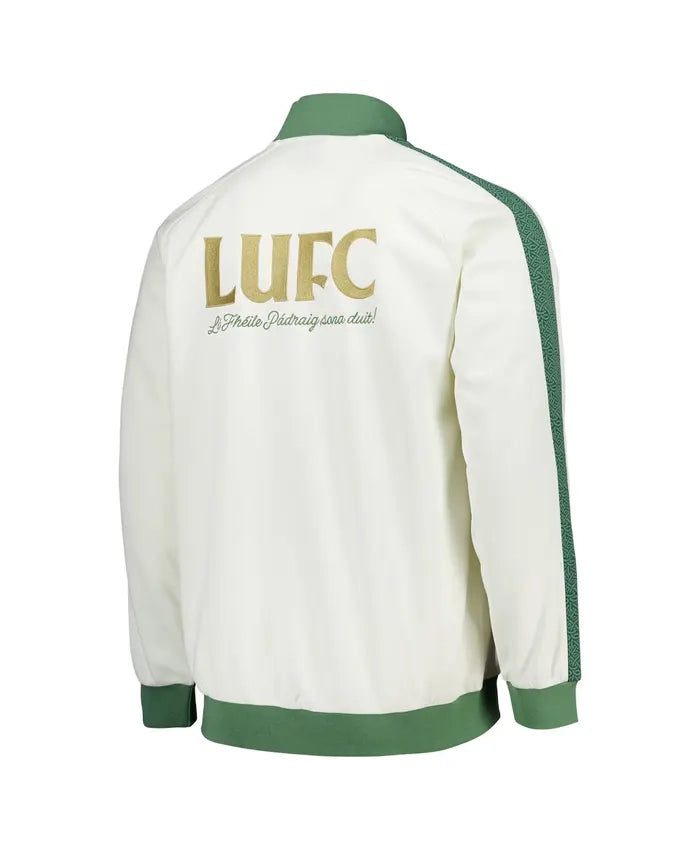 Leeds United St Patricks Day Tricot Track Jacket
