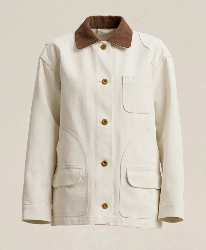 Lily Rabe Shrinking S03 Contrasting White Jacket
