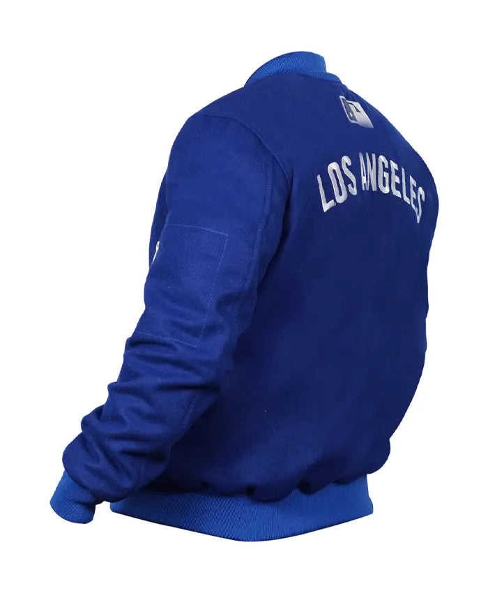 Los Angeles Dodgers Dugout Blue Bomber Jacket