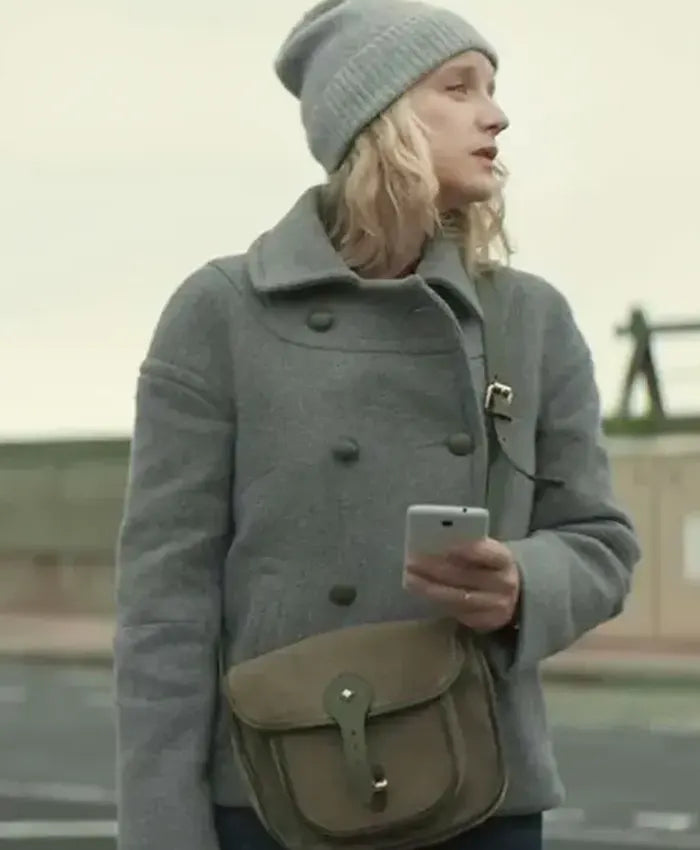 Lupin Claire Grey Wool Coat