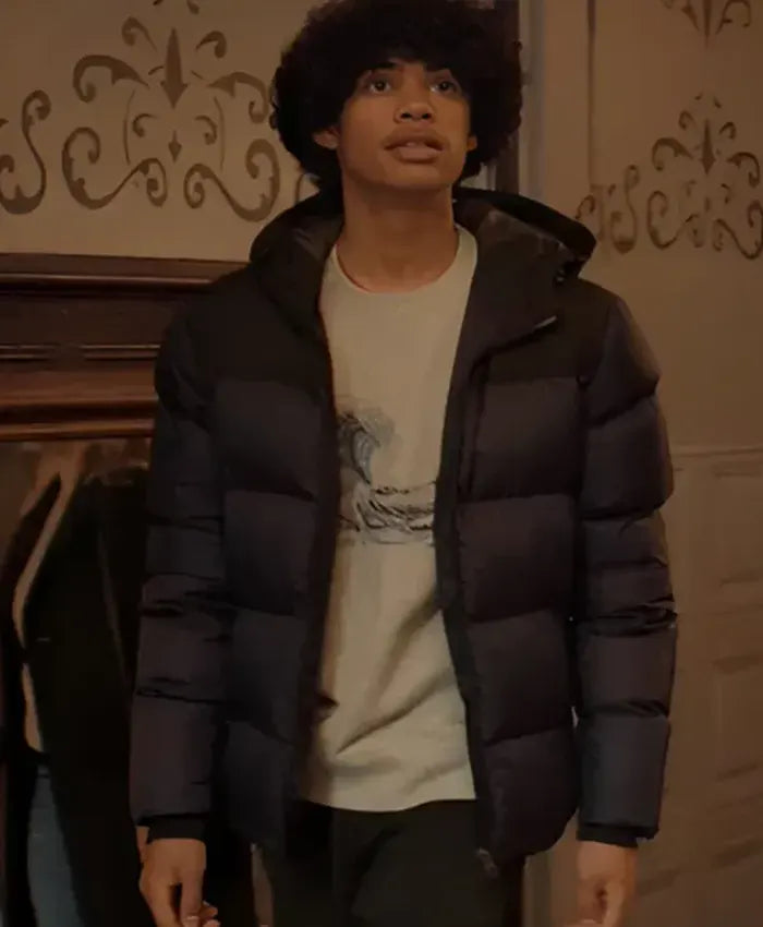 Lupin Etan Simon Black Puffer Jacket